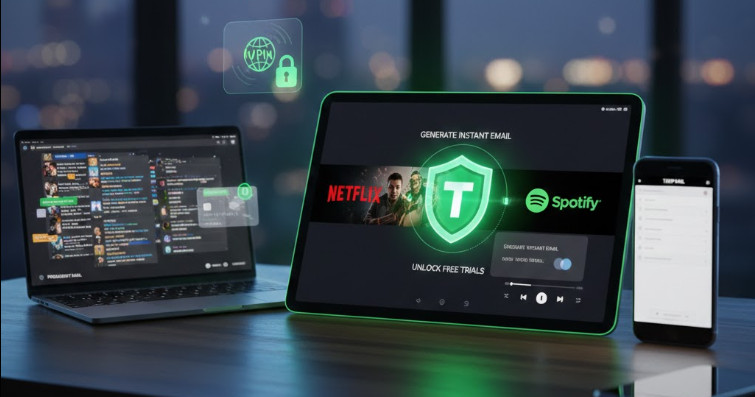 Tips for Signing Up for Free Trials of Netflix, Spotify with Temp Mail